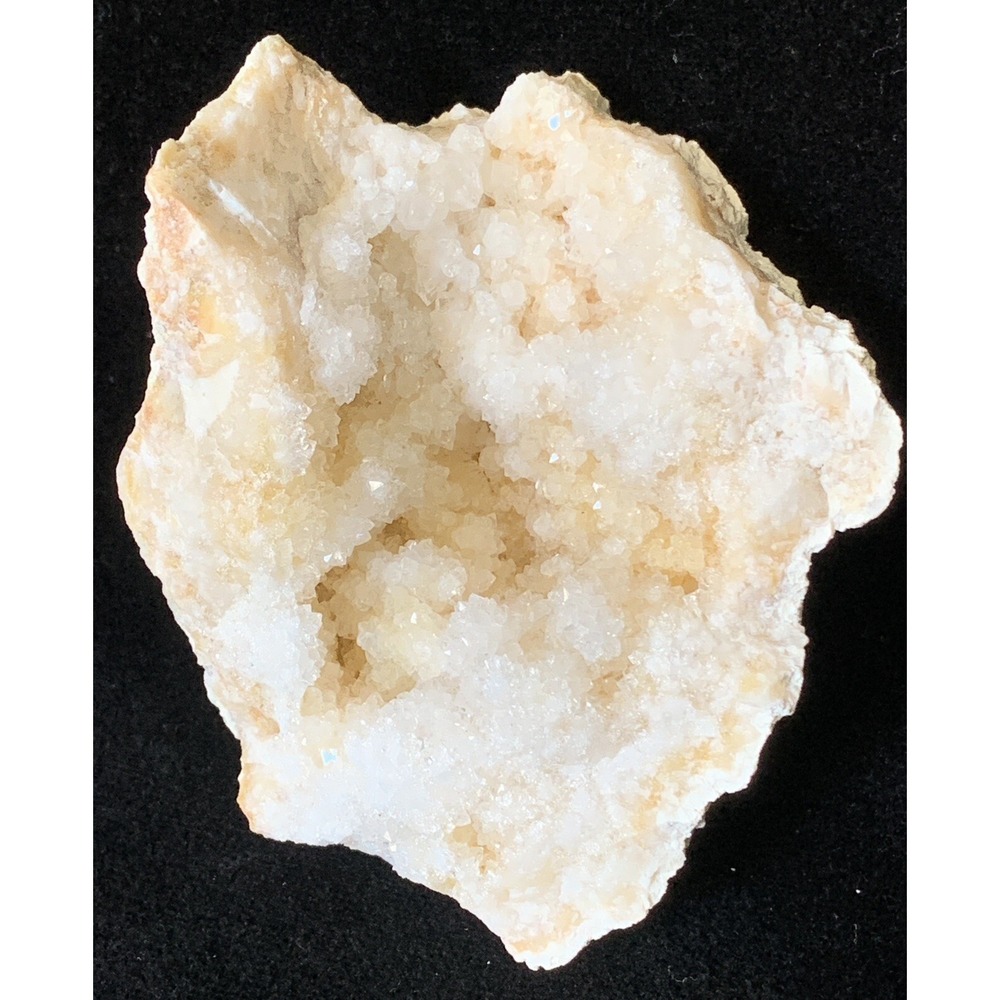 White Natural Quartz Crystal 3 1/2" Geode‎ 170.21 grams USA Gorgeous